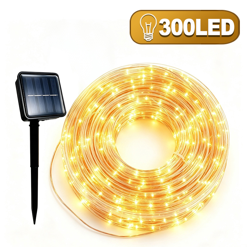 Outdoor Lighting No Wiring - Solar Christmas Fairy Lights 8 Modes