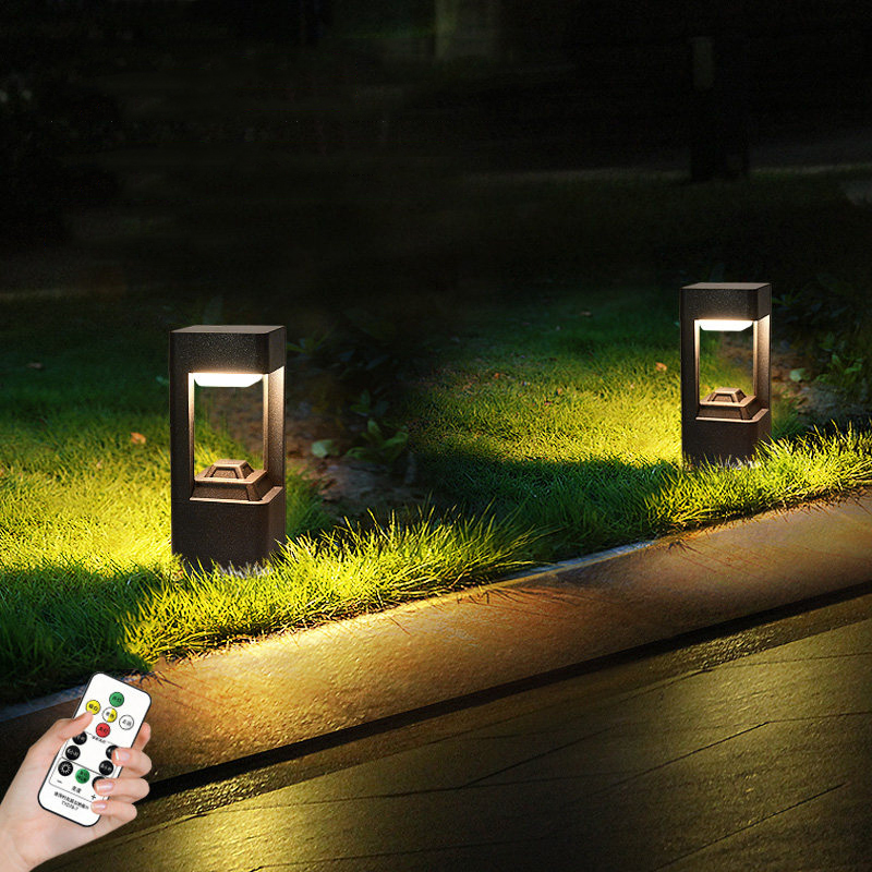 Luminous floor lamp courtyard  - đánh giá và giá Outdoor Lighting Solar