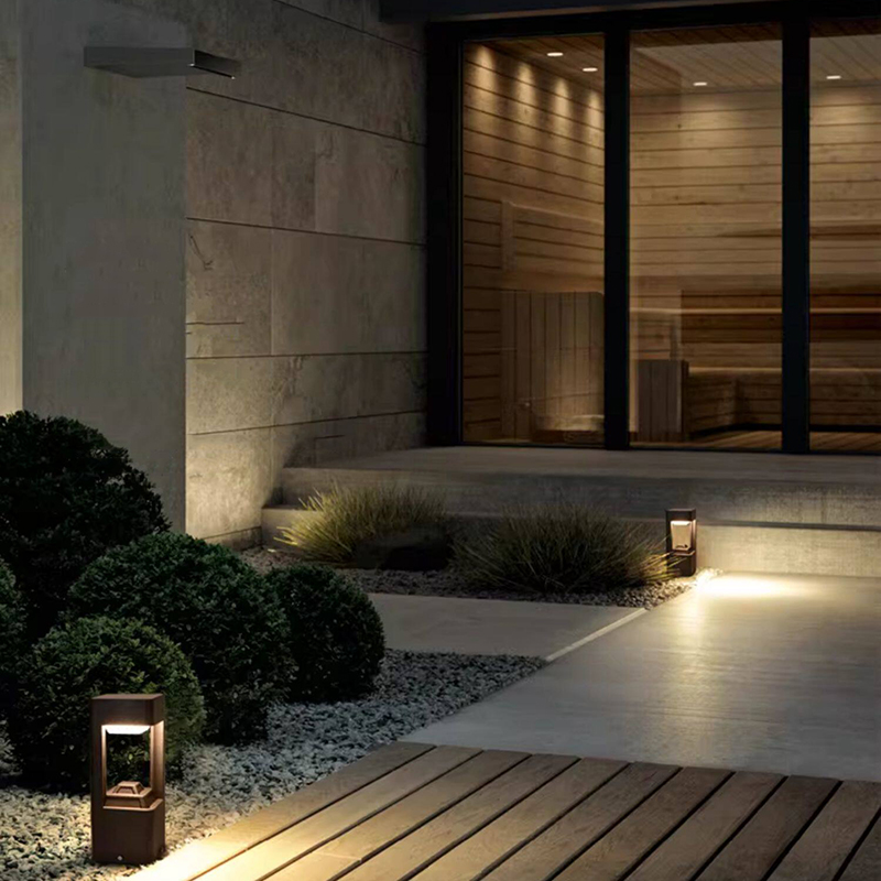 Luminous floor lamp courtyard  - đánh giá và giá Outdoor Lighting Solar