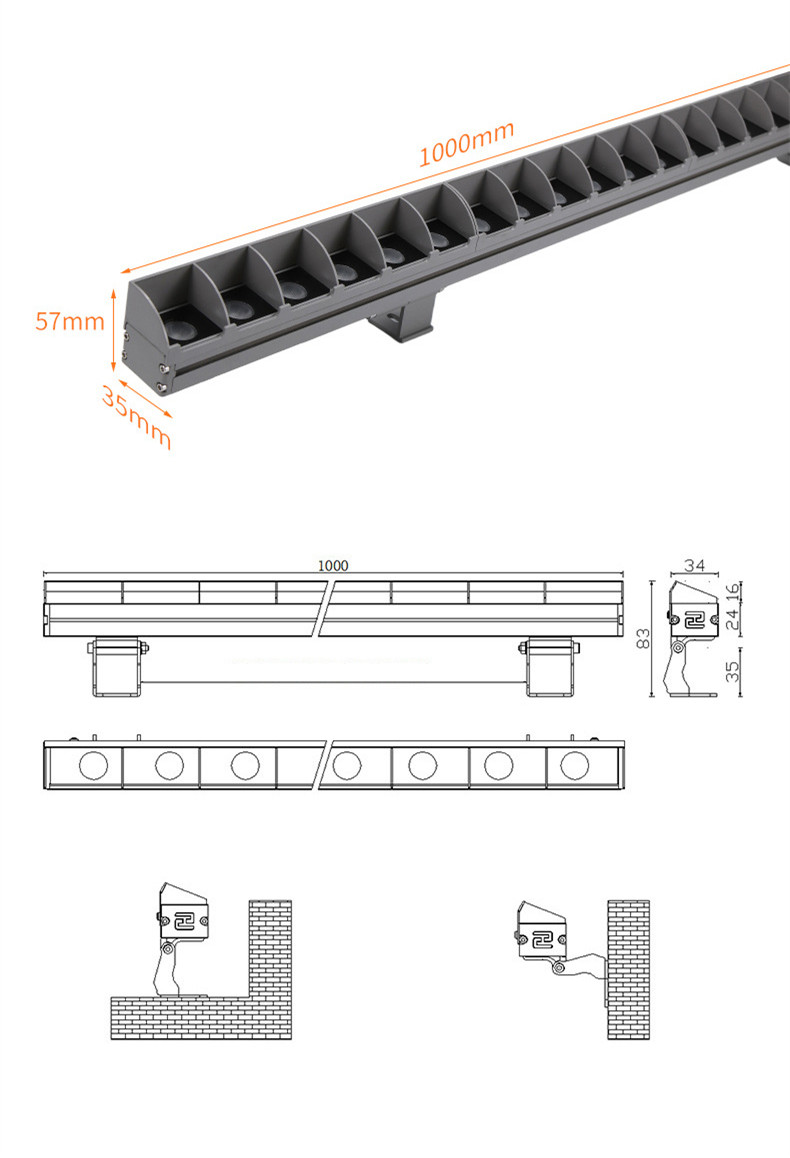 New 6W 12W 18W 24W 36W LED Wat - đánh giá và giá Outdoor Lighting Architectural