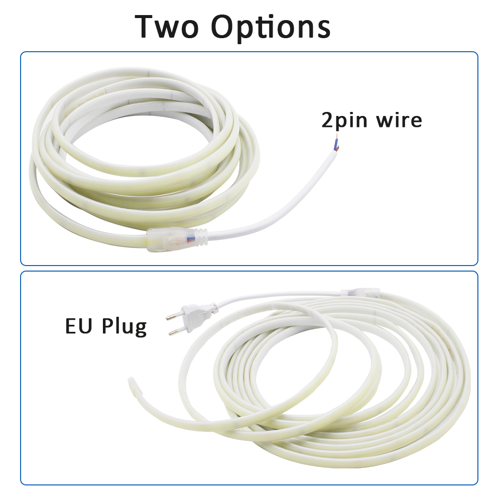 1-20m 220V COB LED Strip Light - đánh giá và giá Outdoor Lighting No Wiring