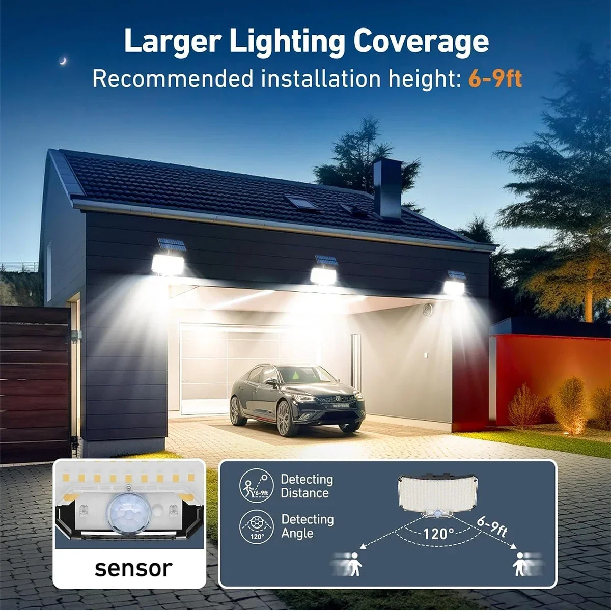 234LED Solar Outdoor Lights Mo - đánh giá và giá Outdoor Lighting Solar