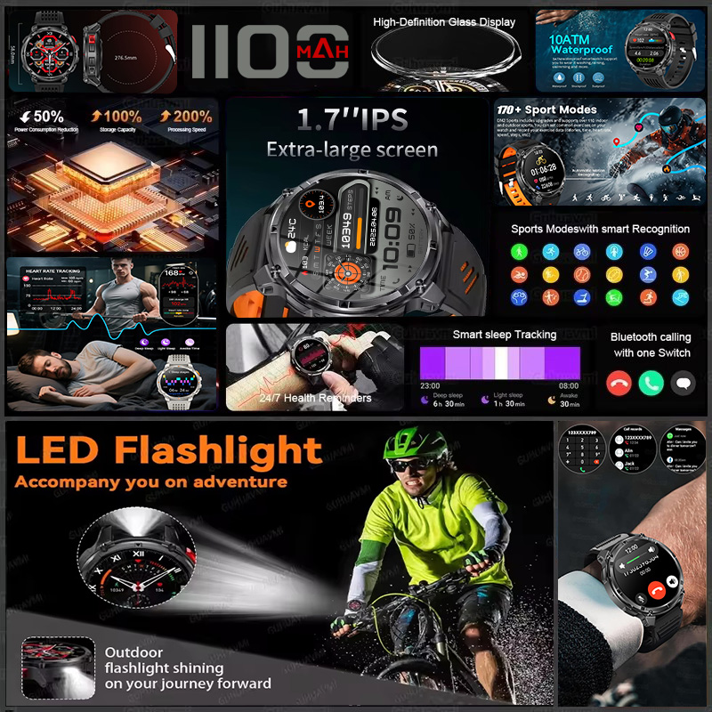 T-REX 3 Military Smartwatch Me - đánh giá và giá Outdoor Lighting Japan