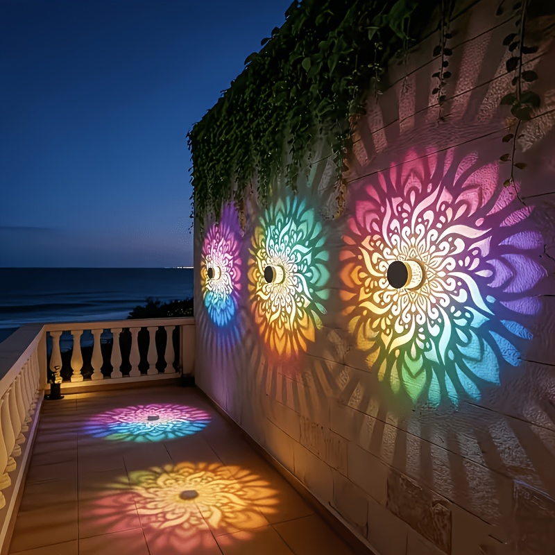 1/2/4 Packs Solar Fence Lights - đánh giá và giá Outdoor Lighting Solar