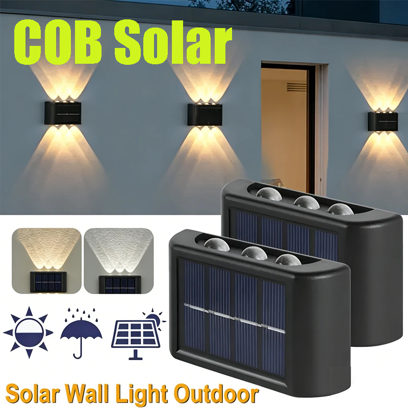 COB Solar Wall Lamp Outdoor Wa - đánh giá và giá Outdoor Lighting Solar