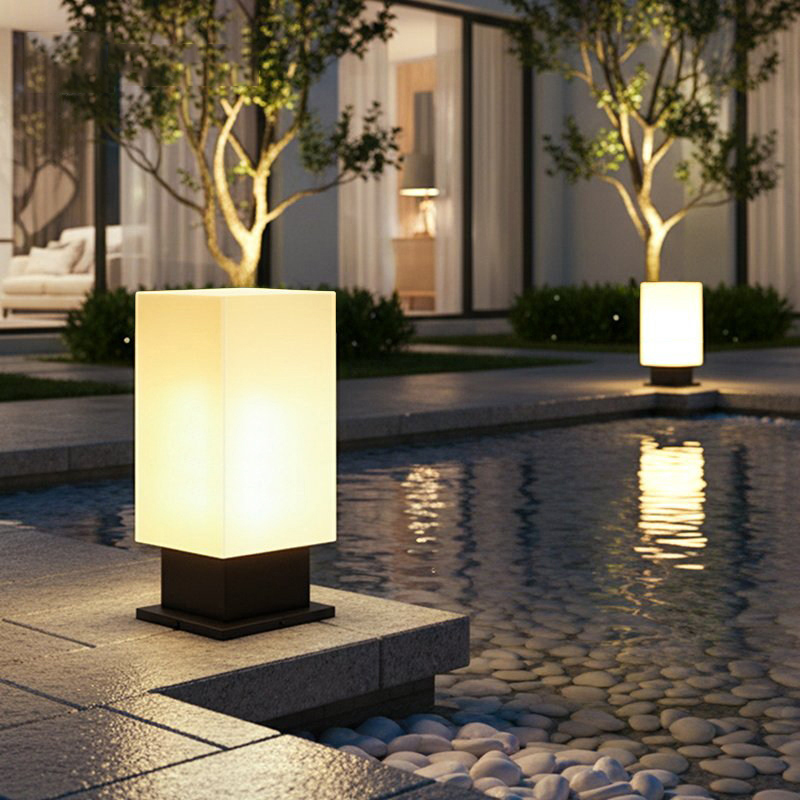 Luminous floor lamp courtyard  - đánh giá và giá Outdoor Lighting Solar