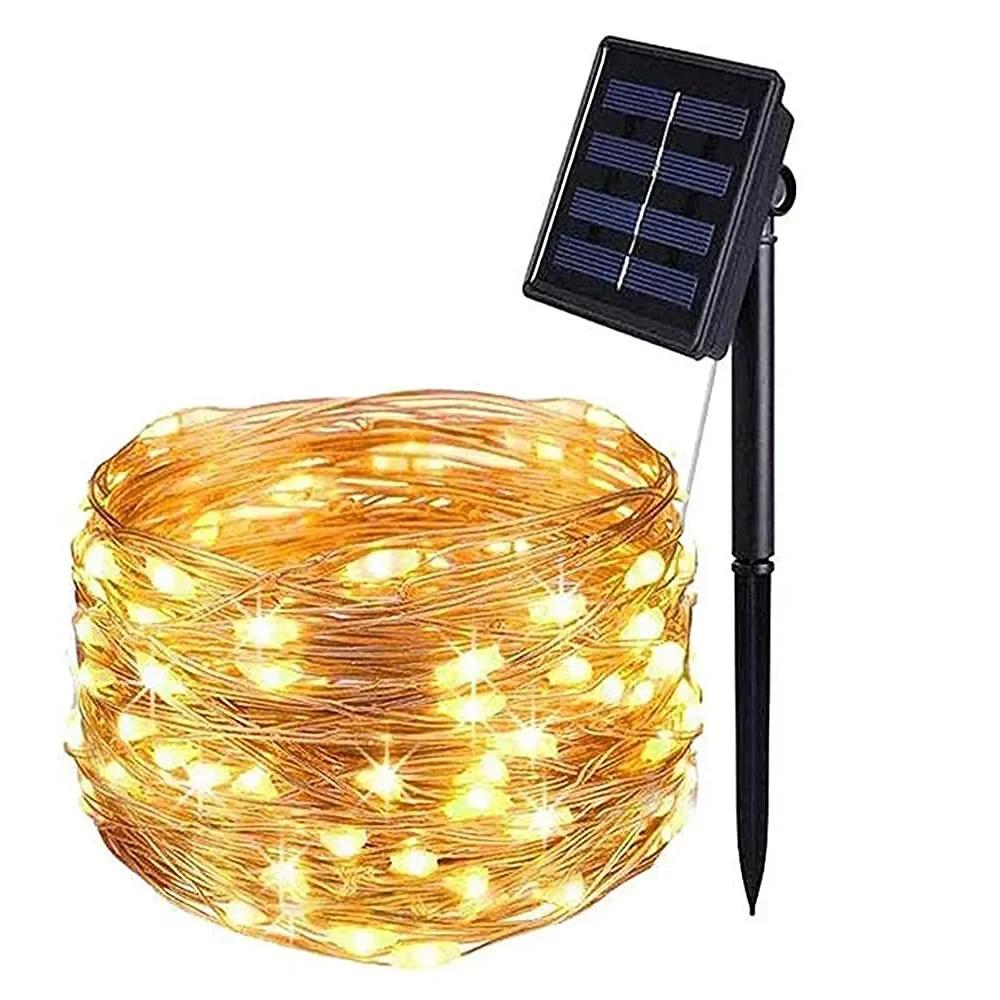 1pc Outdoor Solar String Light - đánh giá và giá Outdoor Lighting No Wiring