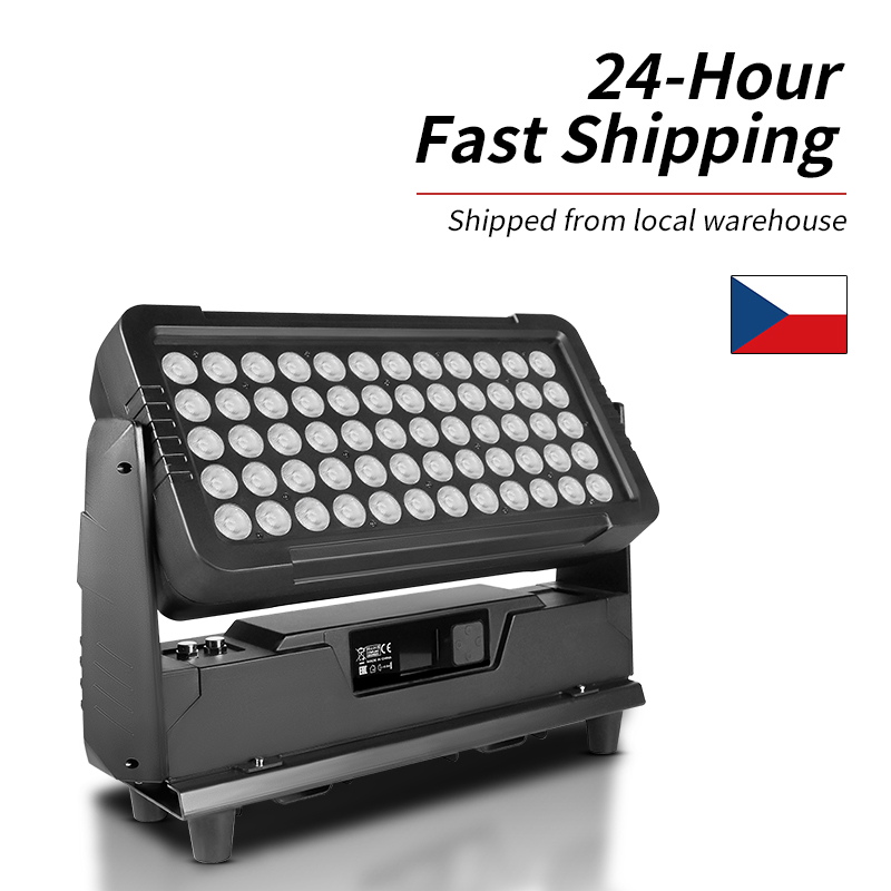 AICPOSE 60x10W RGBW 4in1 IP65  - đánh giá và giá Outdoor Lighting Architectural