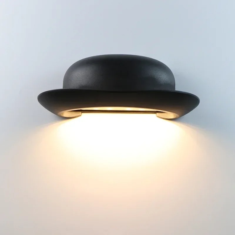 Waterproof Straw Hat Wall Lamp - đánh giá và giá Outdoor Lighting No Wiring