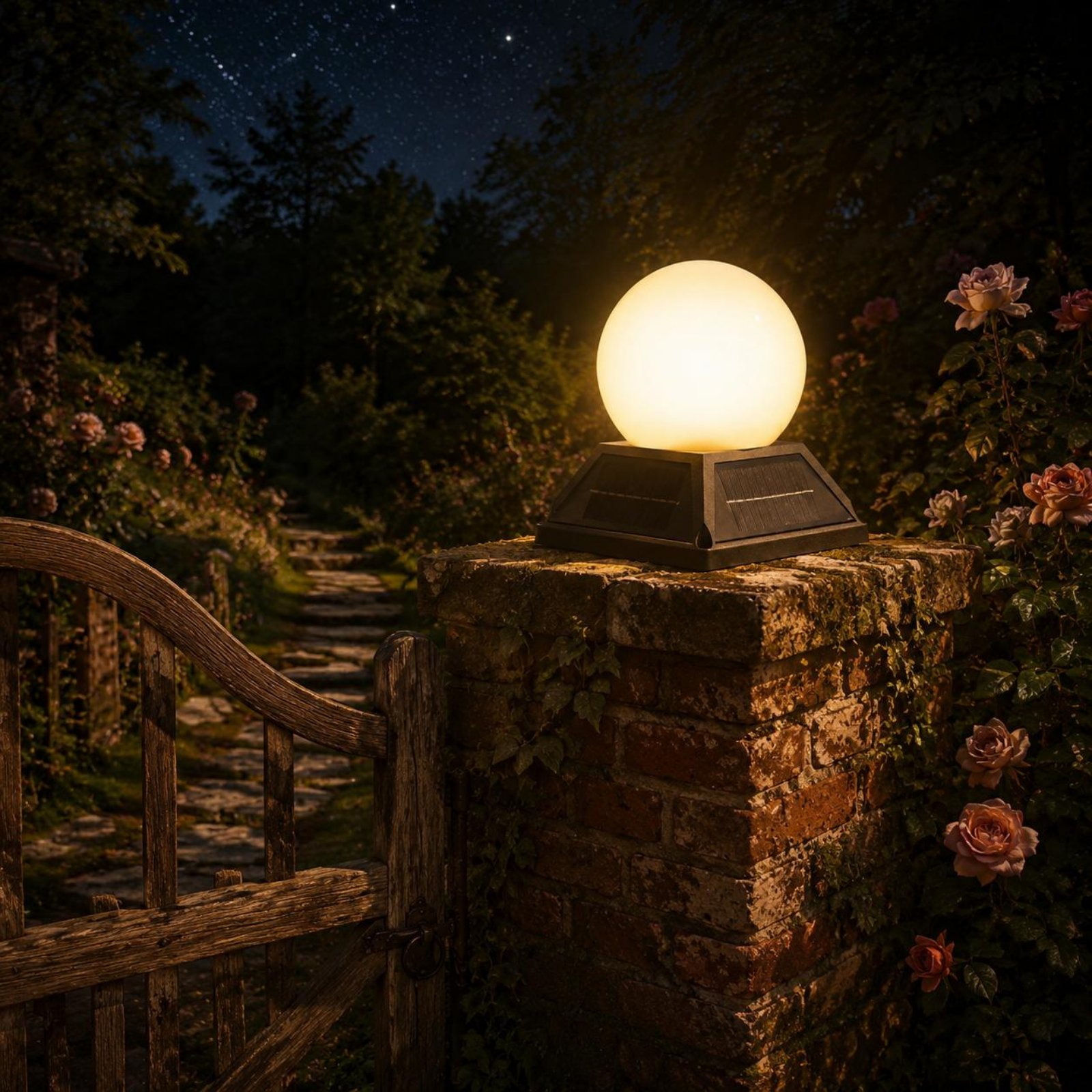 Solar Post Cap Light Wireless  - đánh giá và giá Outdoor Lighting Controller