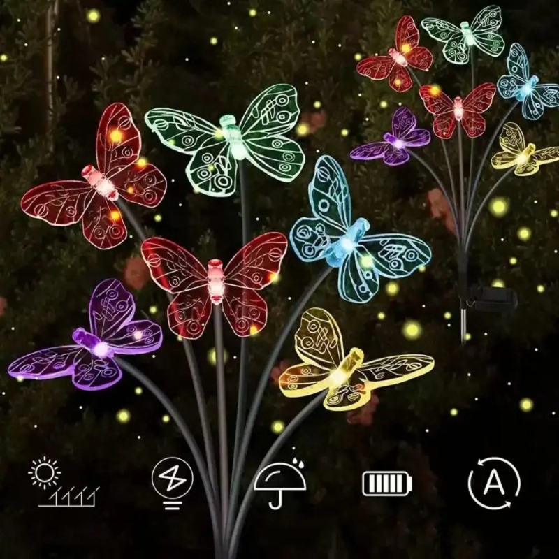 Solar Powered Butterfly Lights - đánh giá và giá Outdoor Lighting Solar