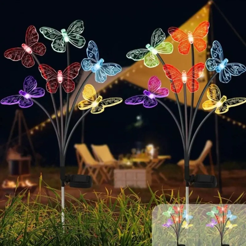 Solar Powered Butterfly Lights - đánh giá và giá Outdoor Lighting Solar