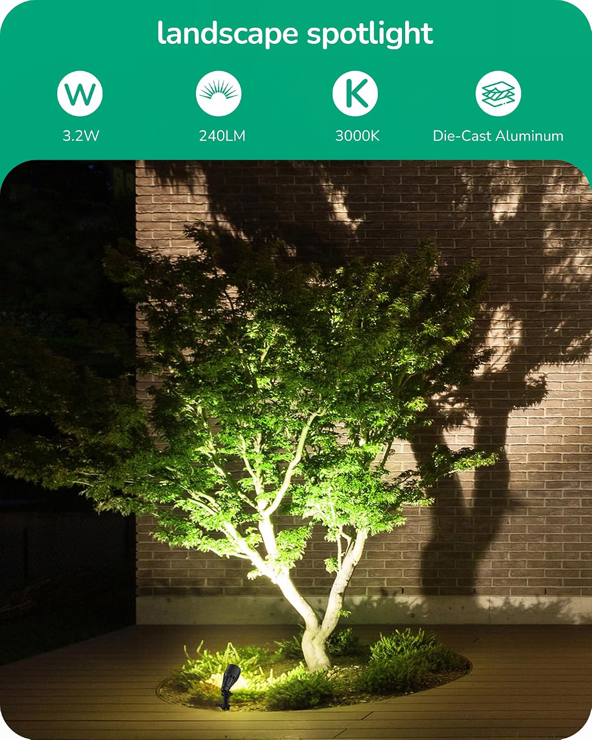 Low Voltage Spotlight Aluminum - đánh giá và giá Outdoor Lighting Spotlight
