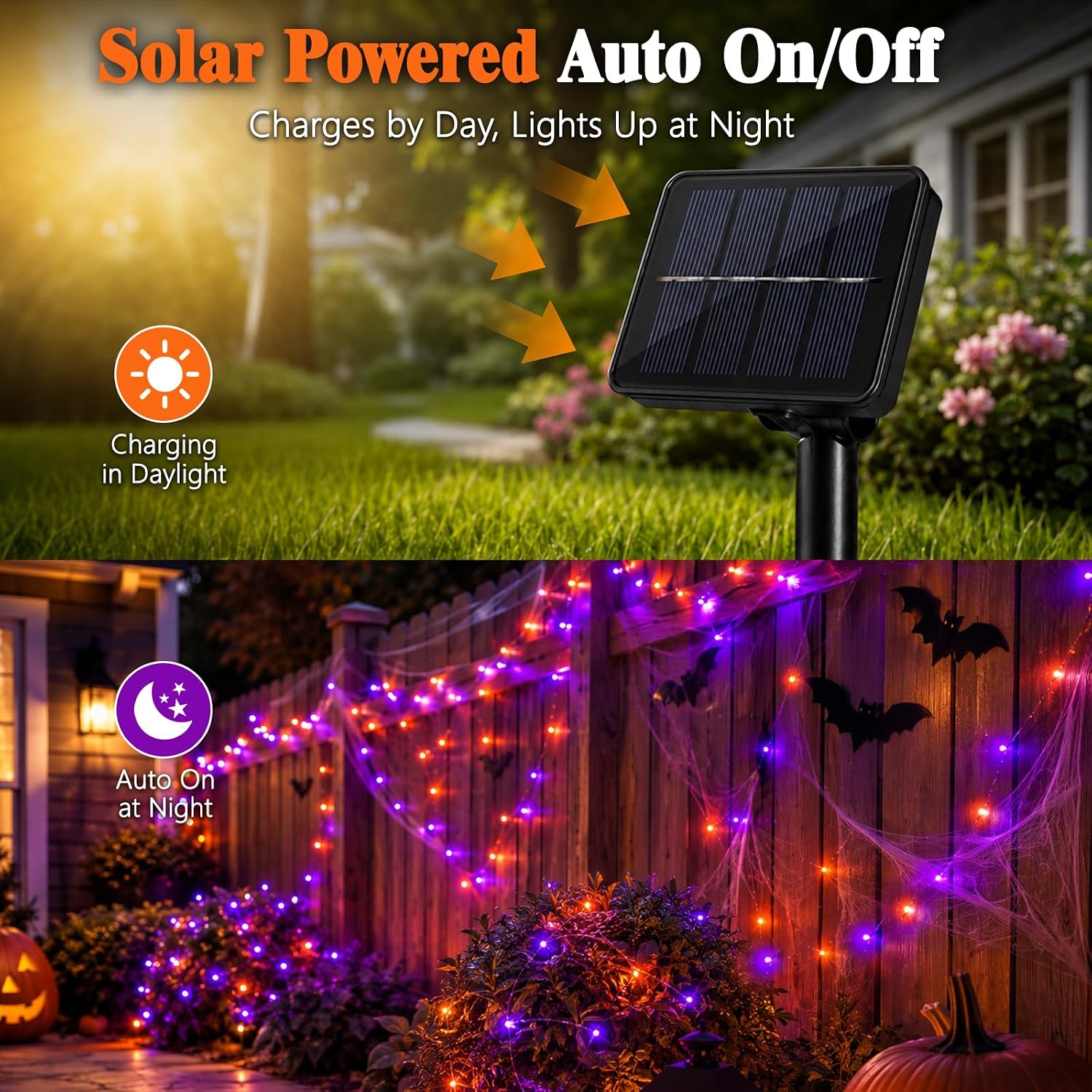 Halloween Solar Copper Wire St - đánh giá và giá Outdoor Lighting No Wiring