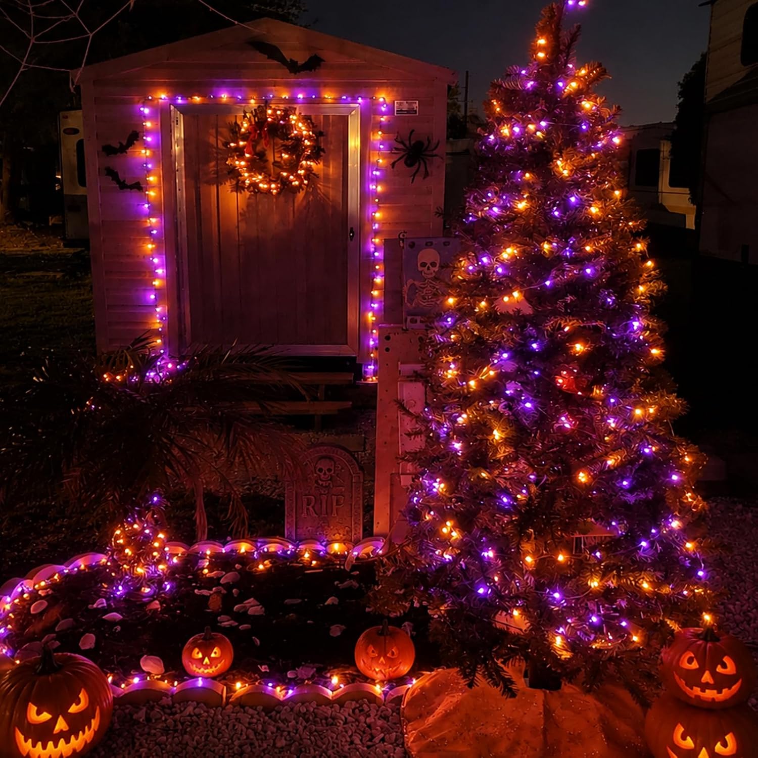 Halloween Solar Copper Wire St - đánh giá và giá Outdoor Lighting No Wiring