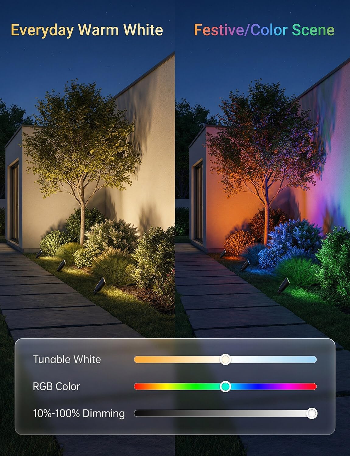 Low Voltage Outdoor RGBCW Land - đánh giá và giá Outdoor Lighting Controller