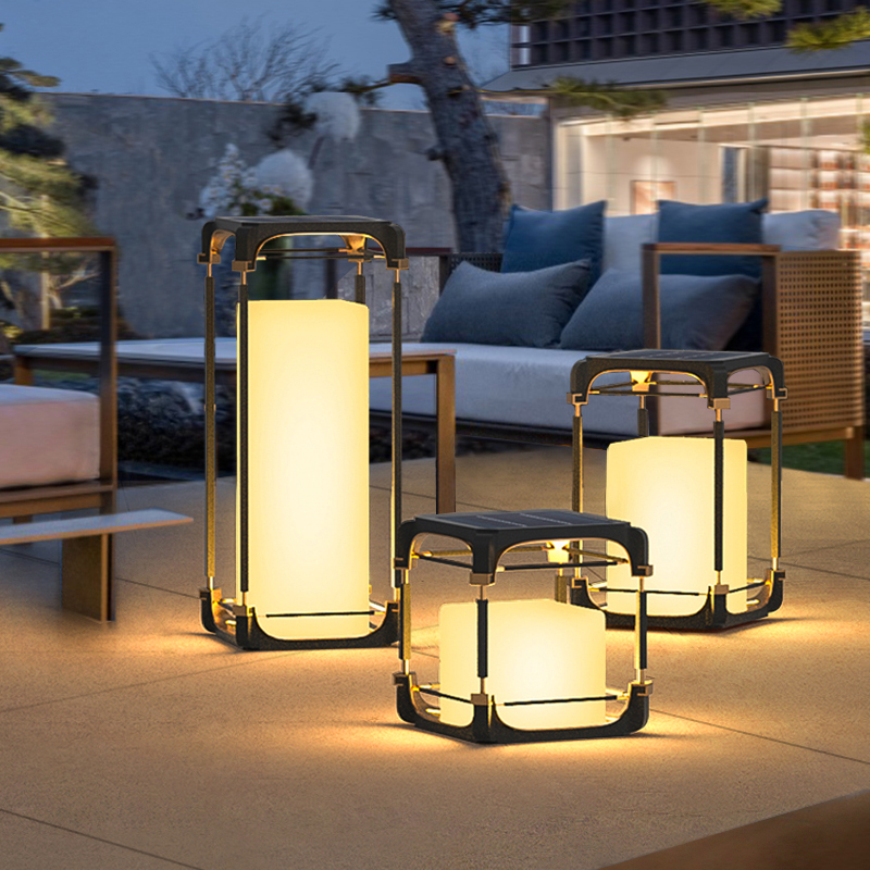 Luminous Floor Lamp Courtyard  - đánh giá và giá Outdoor Lighting Solar