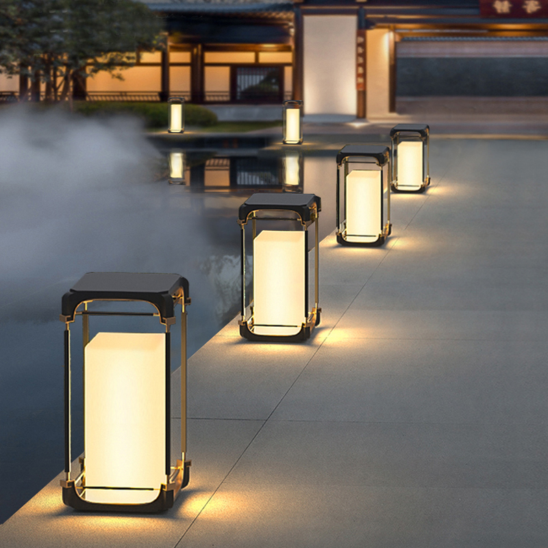 Luminous Floor Lamp Courtyard  - đánh giá và giá Outdoor Lighting Solar