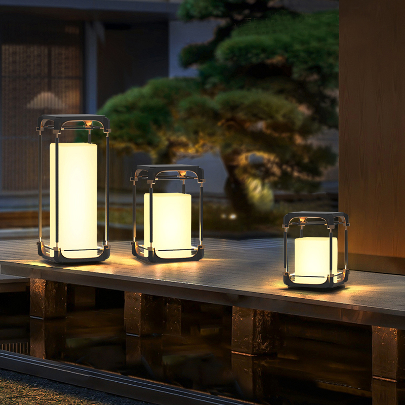 Luminous Floor Lamp Courtyard  - đánh giá và giá Outdoor Lighting Solar