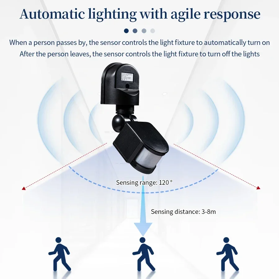 PIR Motion Sensor 220V 110V 12 - đánh giá và giá Outdoor Lighting Controller