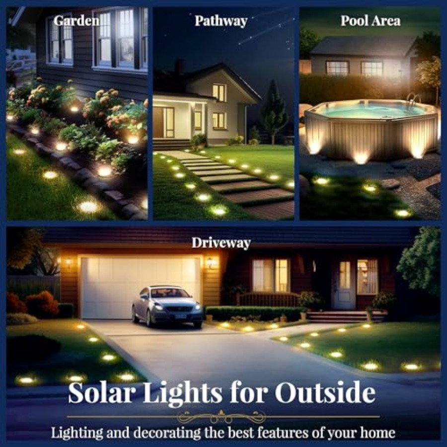 Solar Ground Lights Solar Ligh - đánh giá và giá Outdoor Lighting Solar