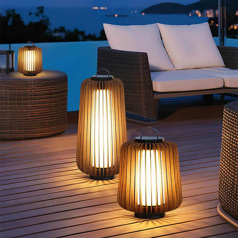 Luminous floor lamp courtyard  - đánh giá và giá Outdoor Lighting Solar