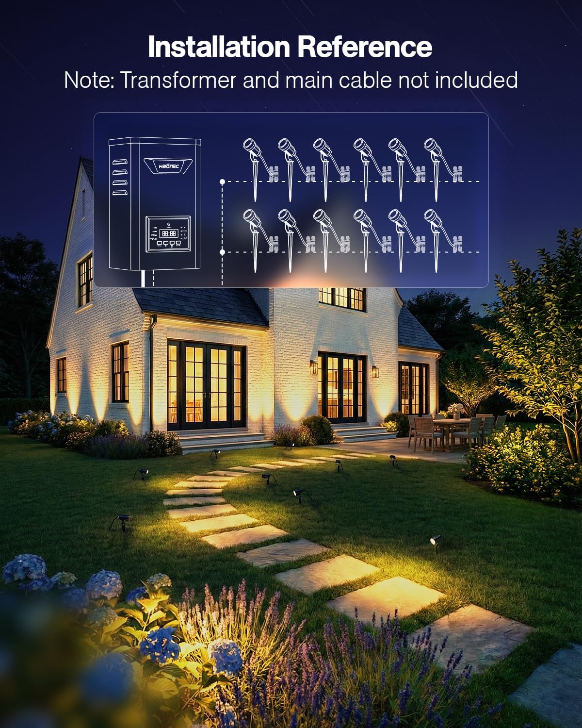 Twelve Pack Low Voltage Landsc - đánh giá và giá Outdoor Lighting Spotlight