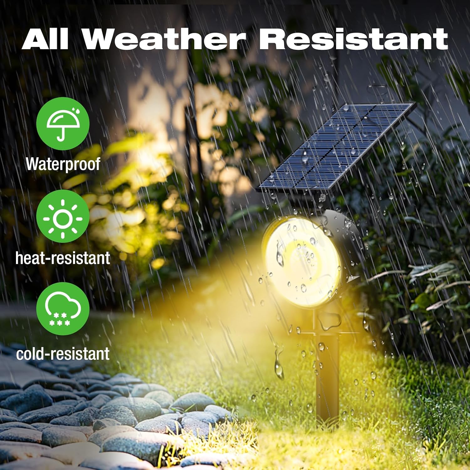 Outdoor Solar Spot Lights Wate - đánh giá và giá Outdoor Lighting Spotlight