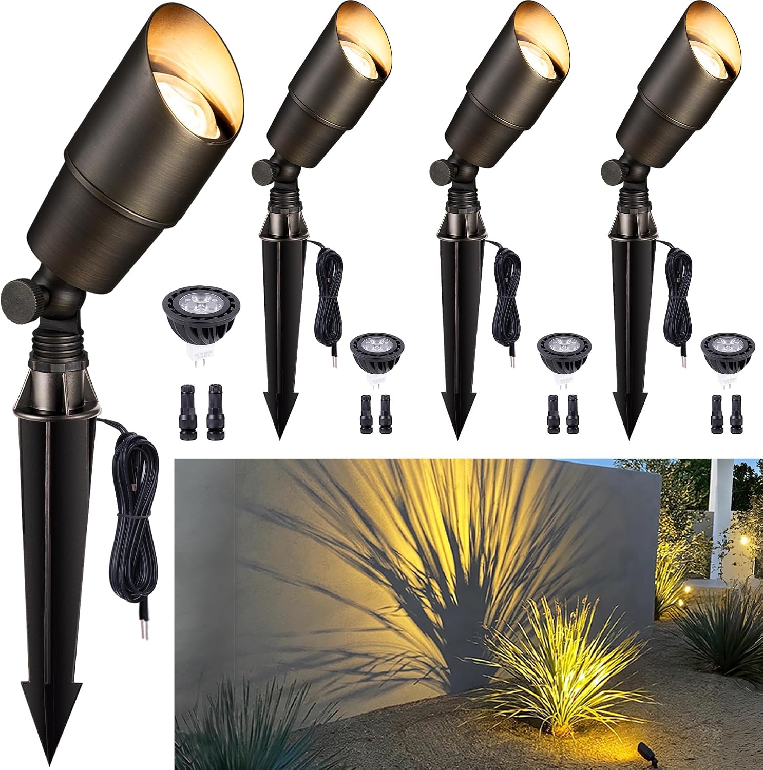 Brass Landscape Lighting Outdo - đánh giá và giá Outdoor Lighting Spotlight