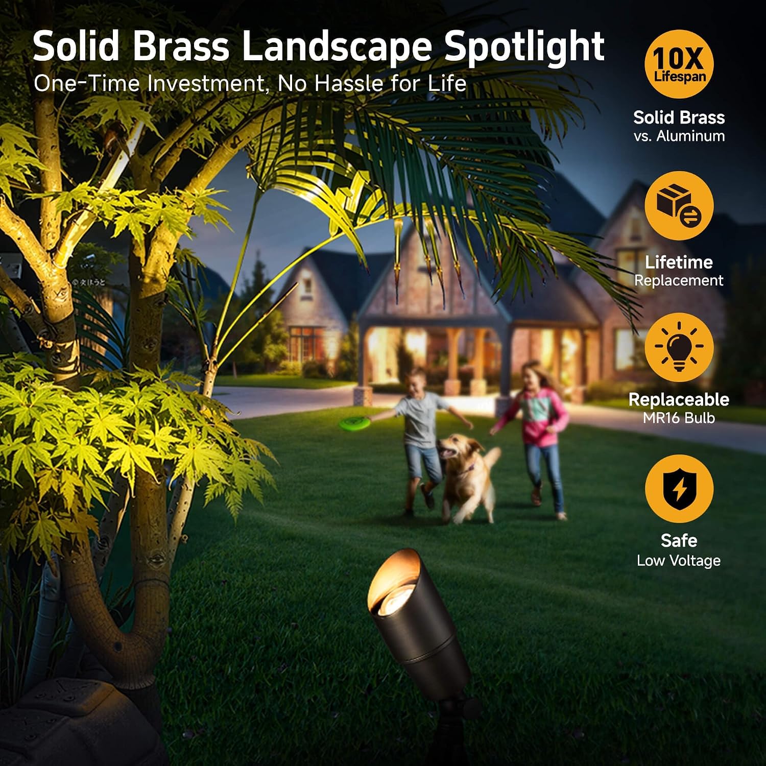 Brass Landscape Lighting Outdo - đánh giá và giá Outdoor Lighting Spotlight